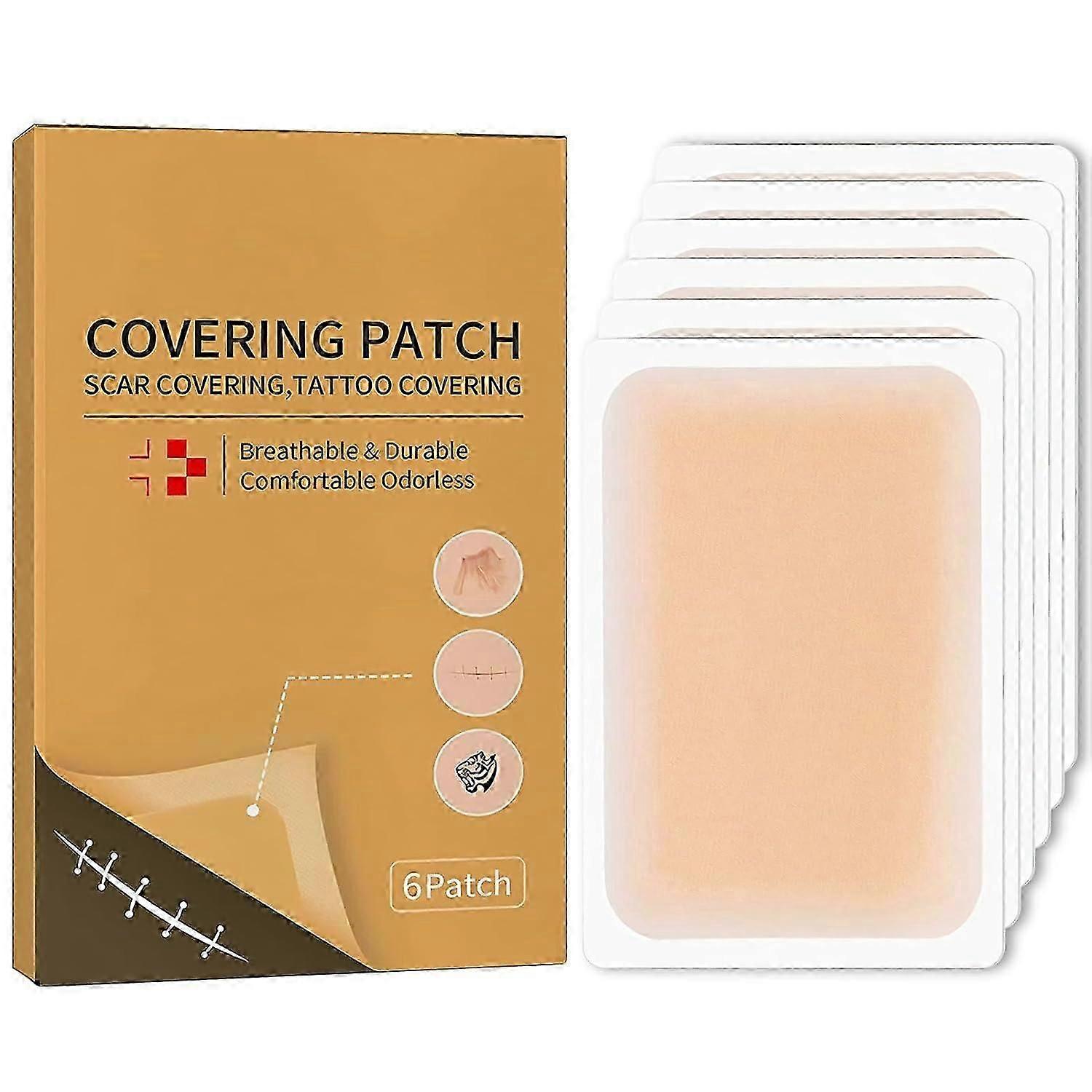 Tattoo-Cover-Up-Patch, Sweatproof and Waterproof Tattoo Cover Up Tape, Ultra Thin Invisible Breathable Concealer Pads for Hiding Unwanted Tattoo and S