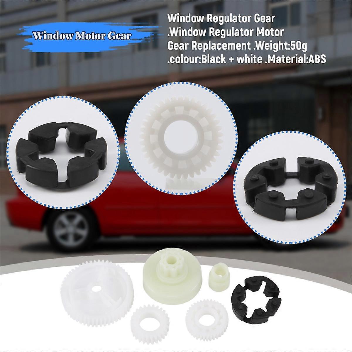 G22C5958X 6Pcs/Set Front/Rear Window Regulator Adjust Motor Gear Replacement for 3 5 6 -7 -9 RX8