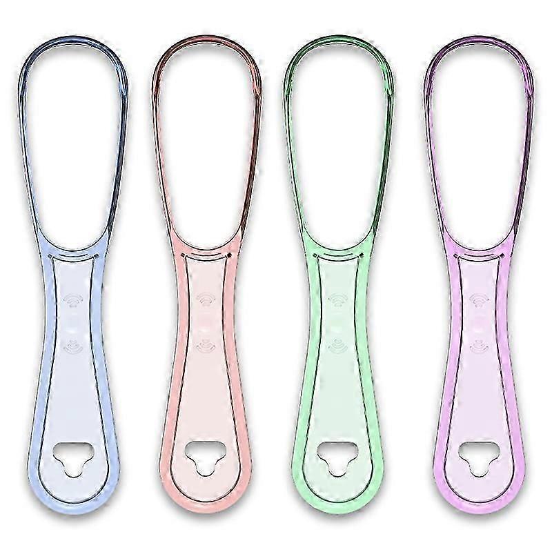 8pcs מגרד לשון למבוגרים ציפוי לשון ניקוי מגרד נשימה לניקוי לשון מגרד (חד פעמי)