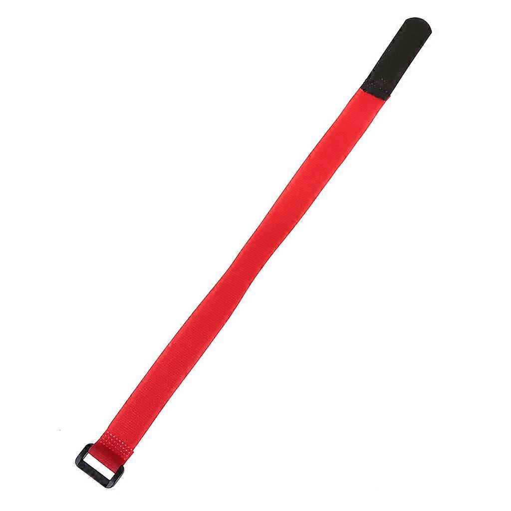 Bicycle Fixing Strap Multi Functional 35cm Fixed Belt Magic Sticker Cycling Infa  Red