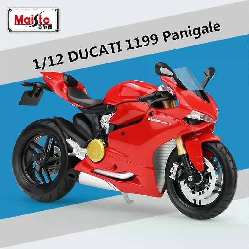 Duca-ti 1199 Panigale Alloy Racing Μοτοσικλέτα Μοντέλο Diecasts Metal Street Sports Μοτοσικλέτα Μοντέλο Παιδικά Παιχνίδια Δώρο
