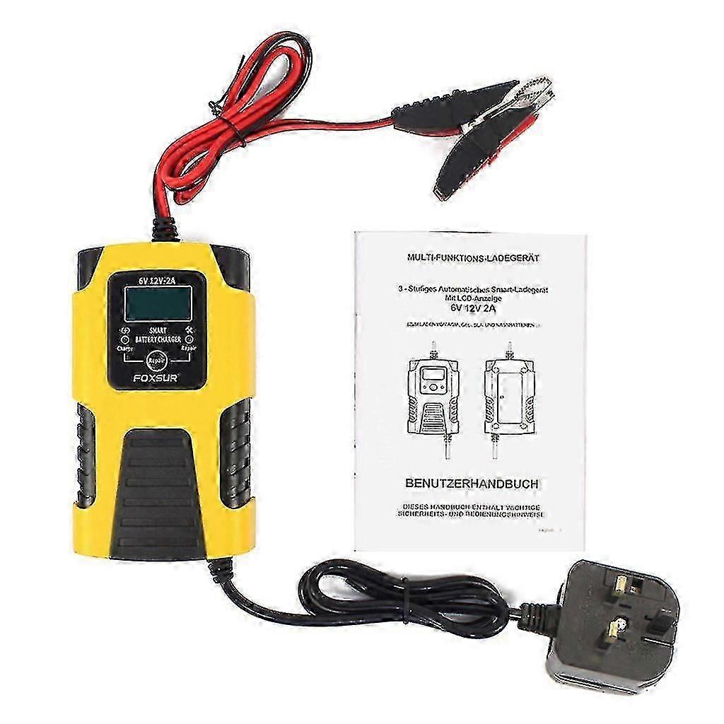 12v 6v Car Motorcycle Jump Starter Portable Maintainer Power Battery Charger