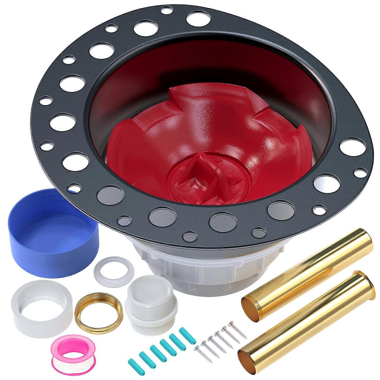 PVC independent bathtub drainage coarse tallation kit, PVC plastic adapter and rice tail pipe tubulum