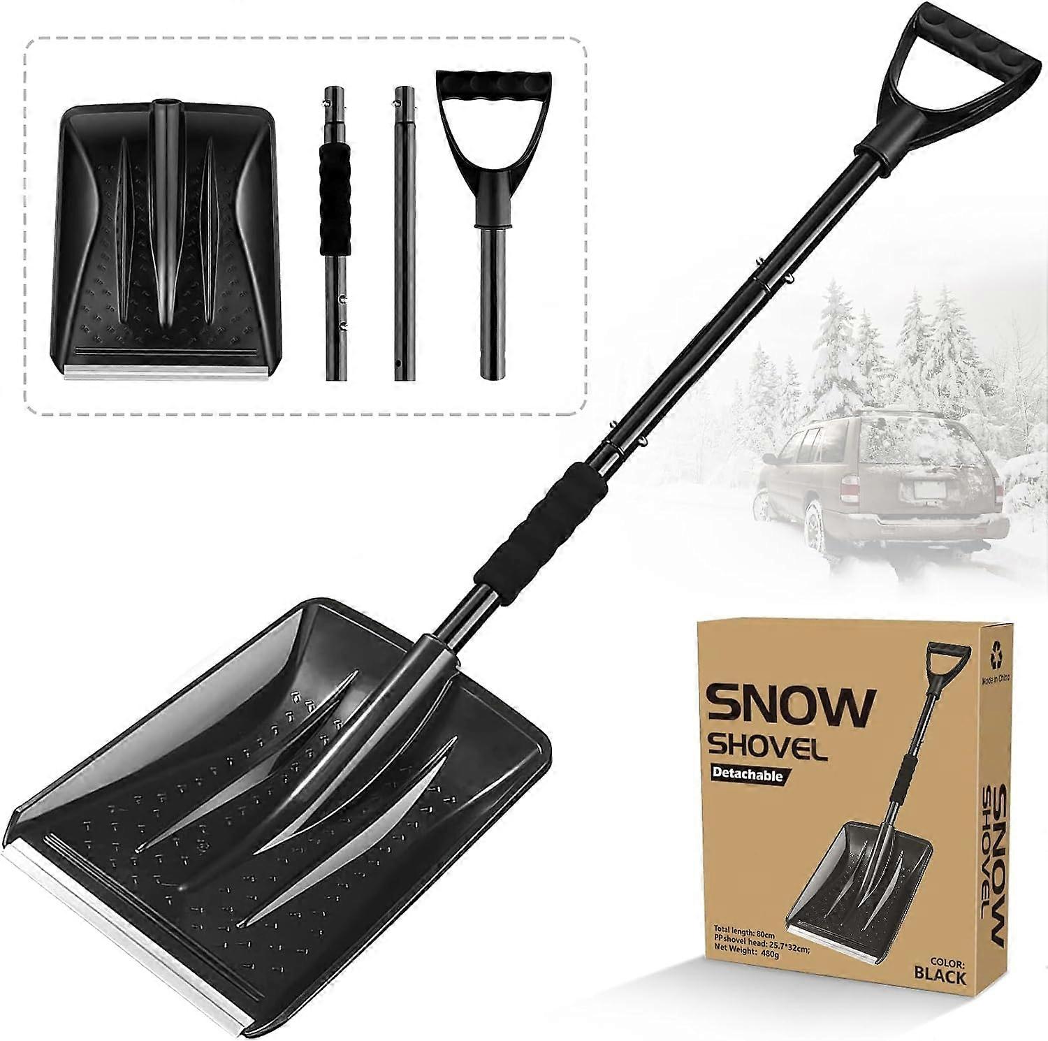 Upgrade Adjustable Snow Shovel Driveway for Snow Removal