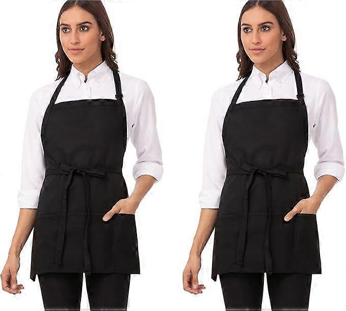 Unisex 3-pocket apron 2 pieces