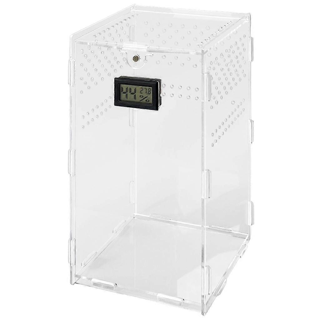 Reptiles Feeding Box Insect Breeding Case Acrylic Habitat for Spiders