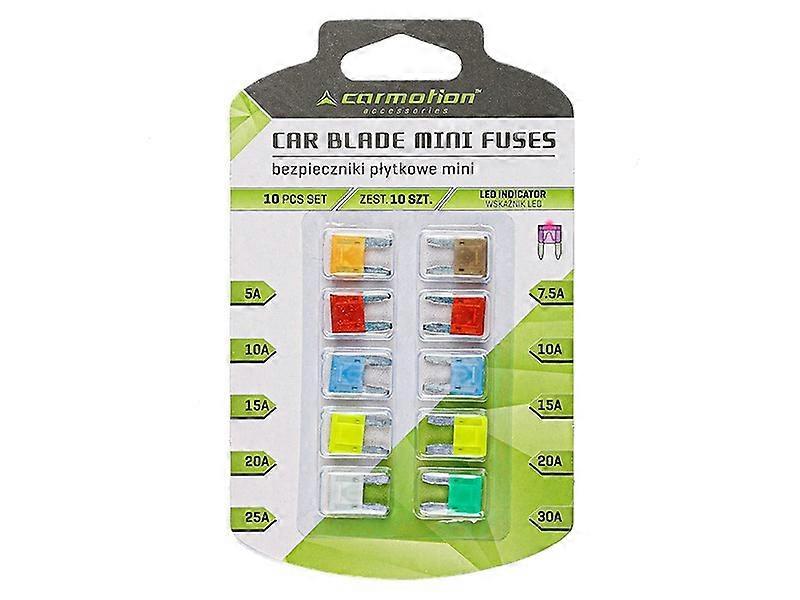 Siguranțe MINI Blade cu indicator LED, 10 buc.