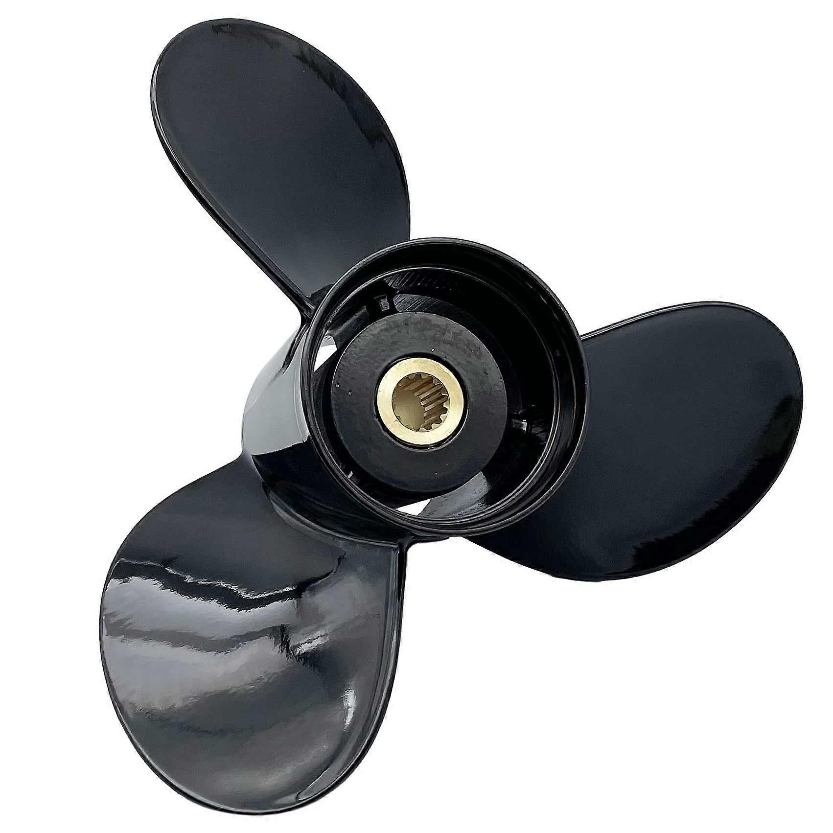 Aluminum Outboard Cupped Propeller 13 1/2x15 for BRP Johnson EVINRUDE E-TEC 40-140HP 2-Stroke 13 Spline Tooth Replacement