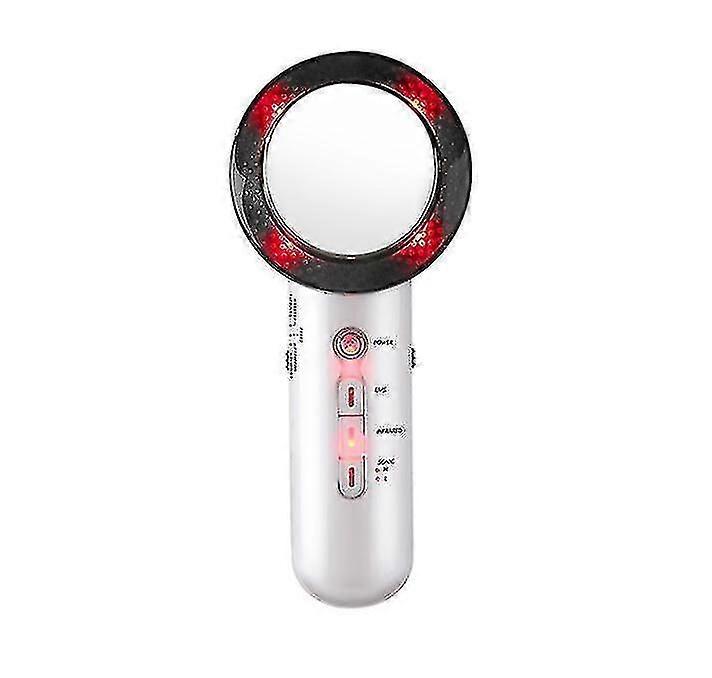 3 In 1 Ultrasonic Infrared Ems Led Therapy Anti-Cellulite Beauty Device(White)