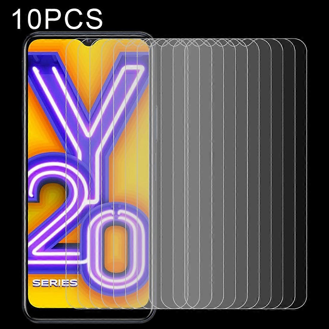 10 PCS 0.26mm 9H 2.5D Tempered Glass Film For Vivo Y20 (10 PCS)