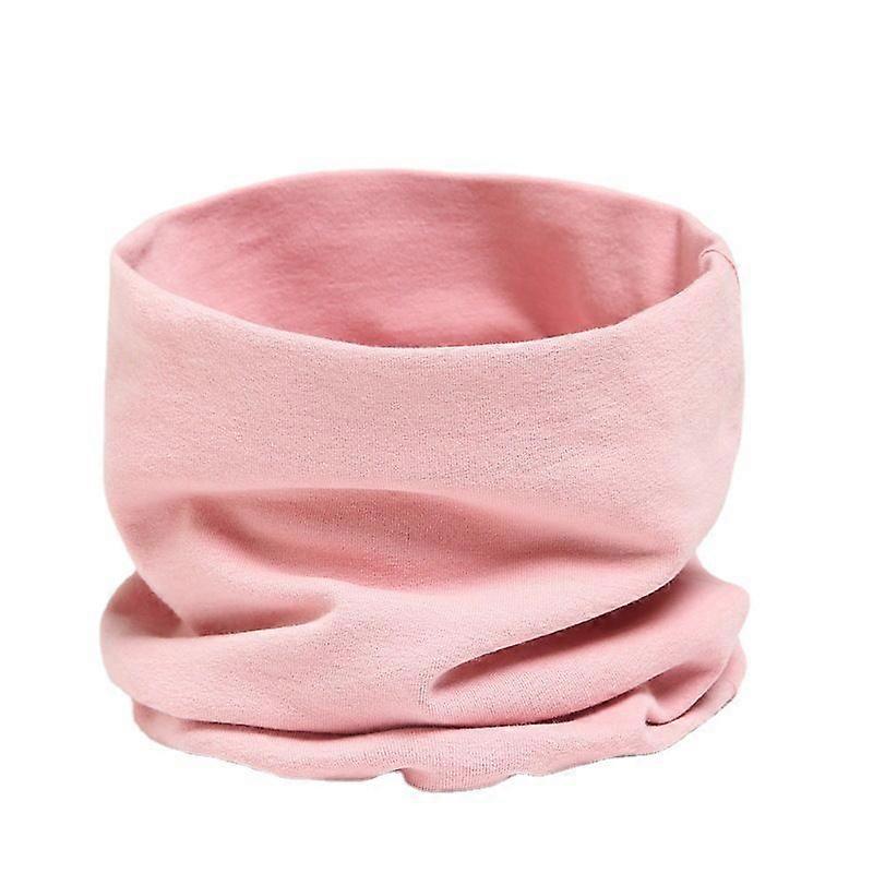 Versatile solid color scarf thin non-velvet pure cotton scarf soft pullover high collar decoration