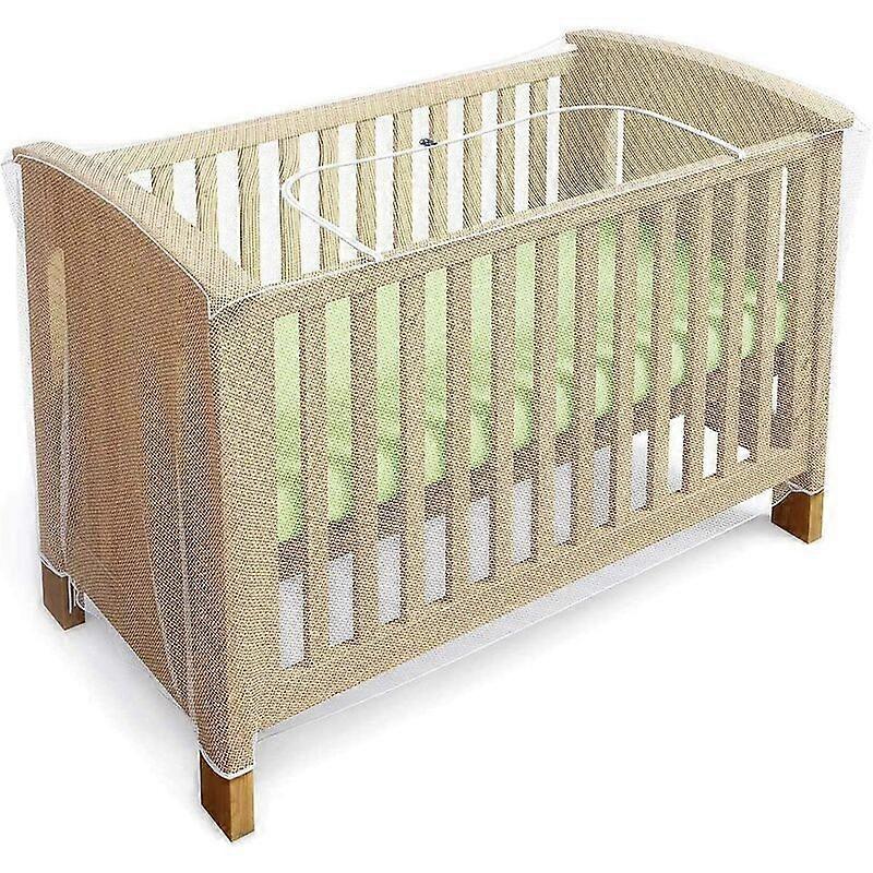 - Mosquito Net for Baby Bed, Cradle and Umbrella Bed with Zipper and Quick and Easy Opening - Comfortable and Universal (60cm x 130cm x 90cm)