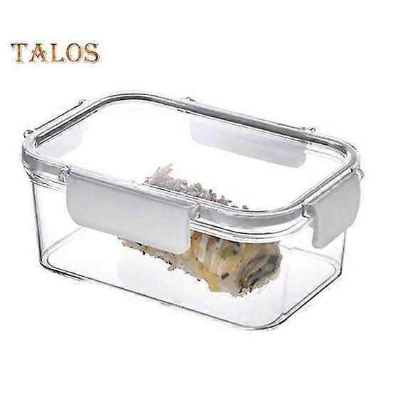1/3Pcs Clear Food Box Airtight Lunch Container with Lid BPA Free Transparent Stackable Dust-Proof Dishwasher Safe Food Storage Container