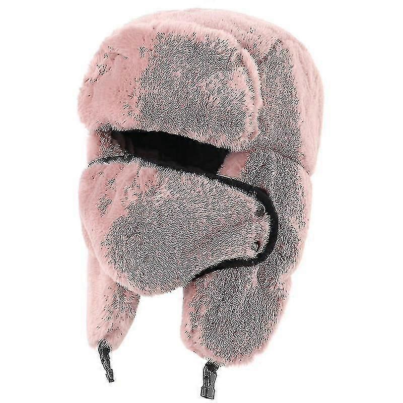 Winter Thermal Faux Rabbit Fur Bomber Hat