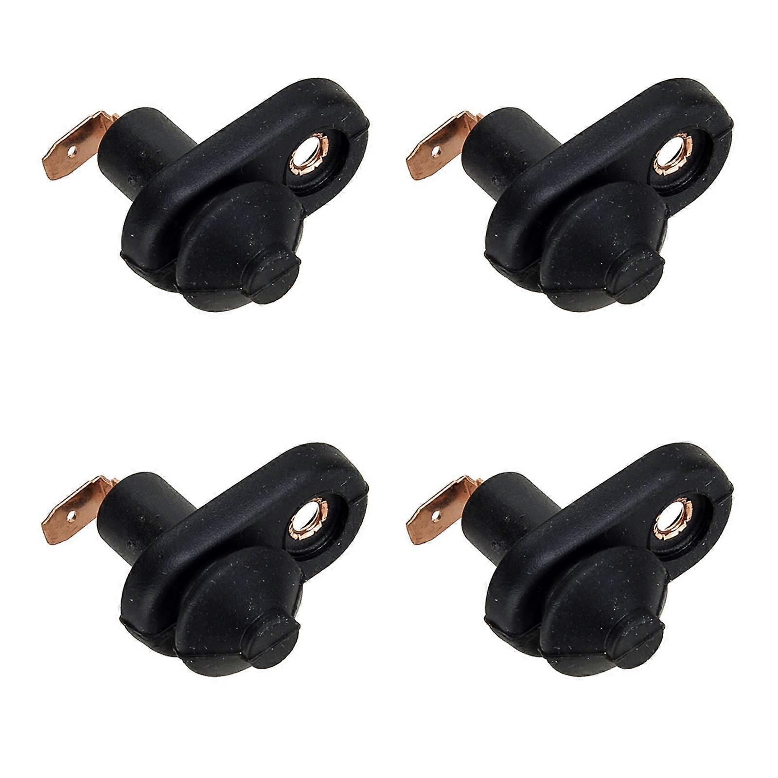 4Pcs Car Interior Door Jamb Dome Light Switch Lamp Mount Button Accessories Compatible with Various Models
