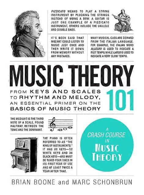 Music Theory 101 by Marc Schonbrun Paperback Book