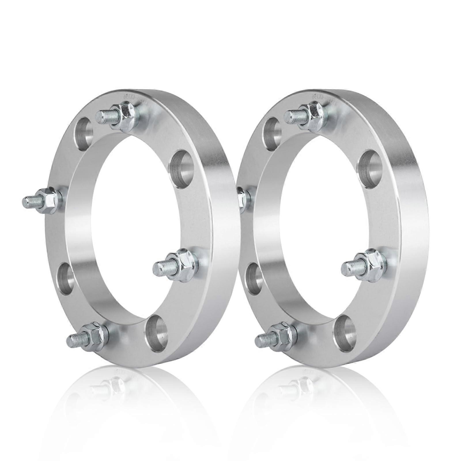 1 inch 4 Lugs 4x6.14 Wheel Spacers Adapters 4x156 mm Wheel Spacers 131mm Hub Bore Repalcement for Polaris RZR 800 Ranger 800 700 500, Set of 2Pcs