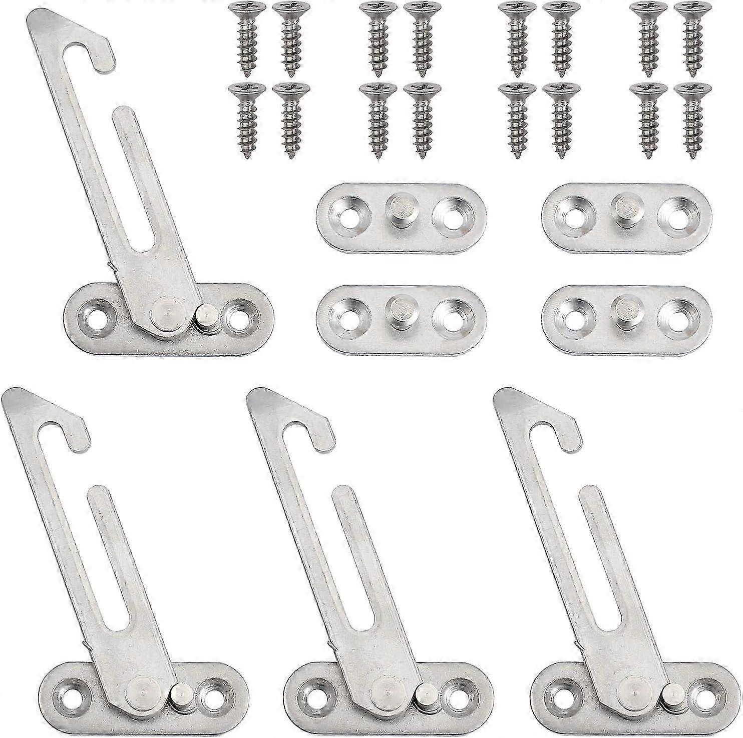 Window Lock Stainless Steel Window Restrictor Opener Safety Latch Window Lock