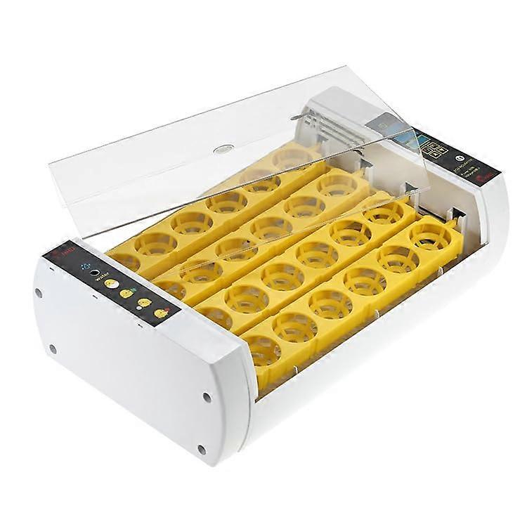 Digital Incubator for 24 Eggs, Automatic Flipping, Temperature and Humidity Control, LED Display