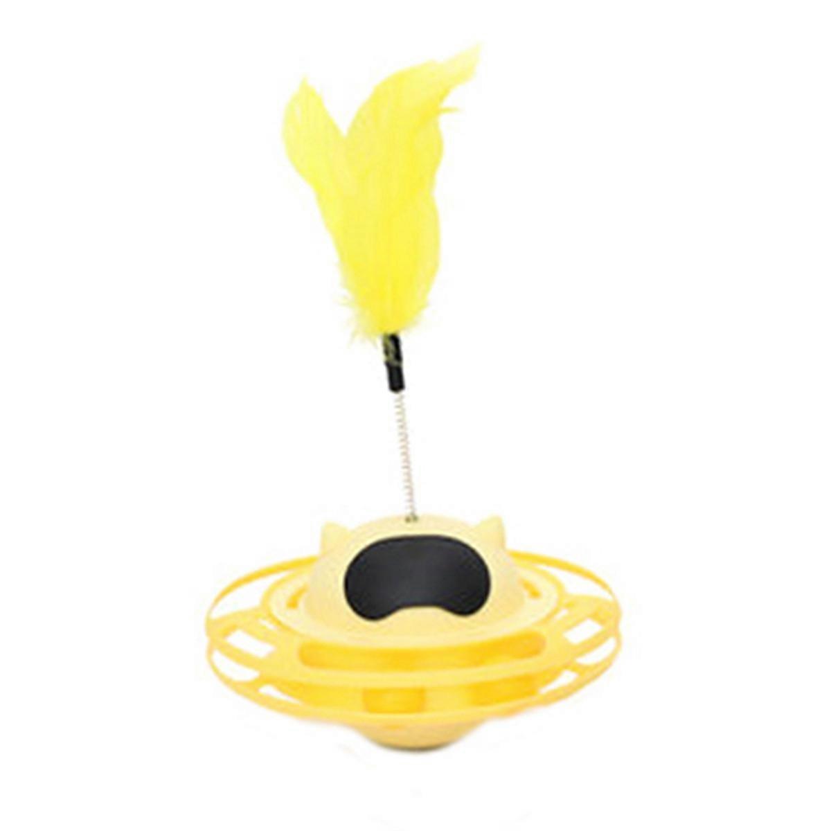 Interactive Cat-Toy, Rotation Kitten Turntable Toy for Pet Supplies A