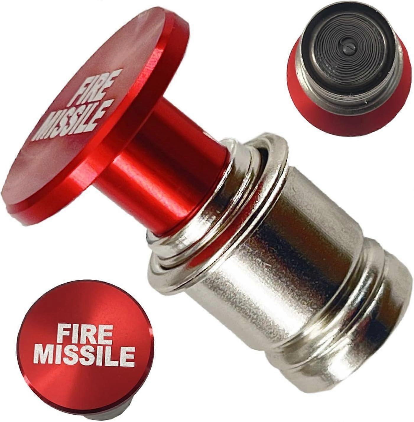 2025 Latest Model  Fire Missile Button Cigarette Lighter Cover,Car Cigarette