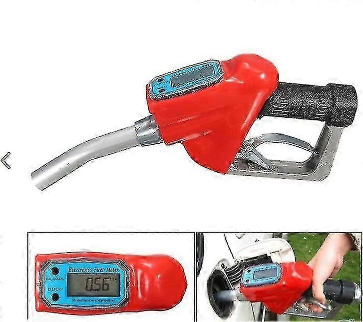 Fuel Gasoline Diesel Petrol Gun Nozzle Dispenser With Flow Meter