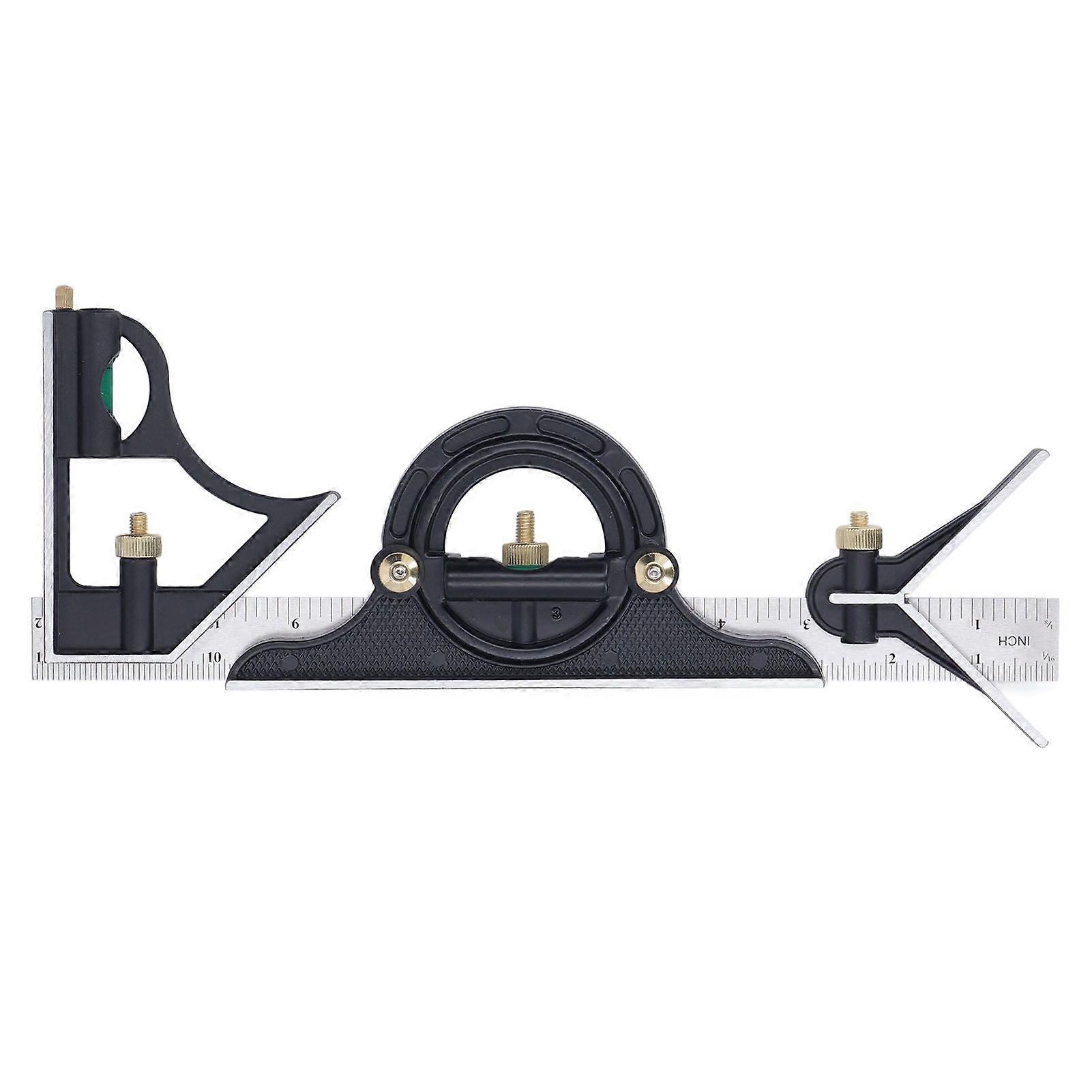 2025 Latest Model  300MM Combination Square Length Depth Angle Measuring Ruler