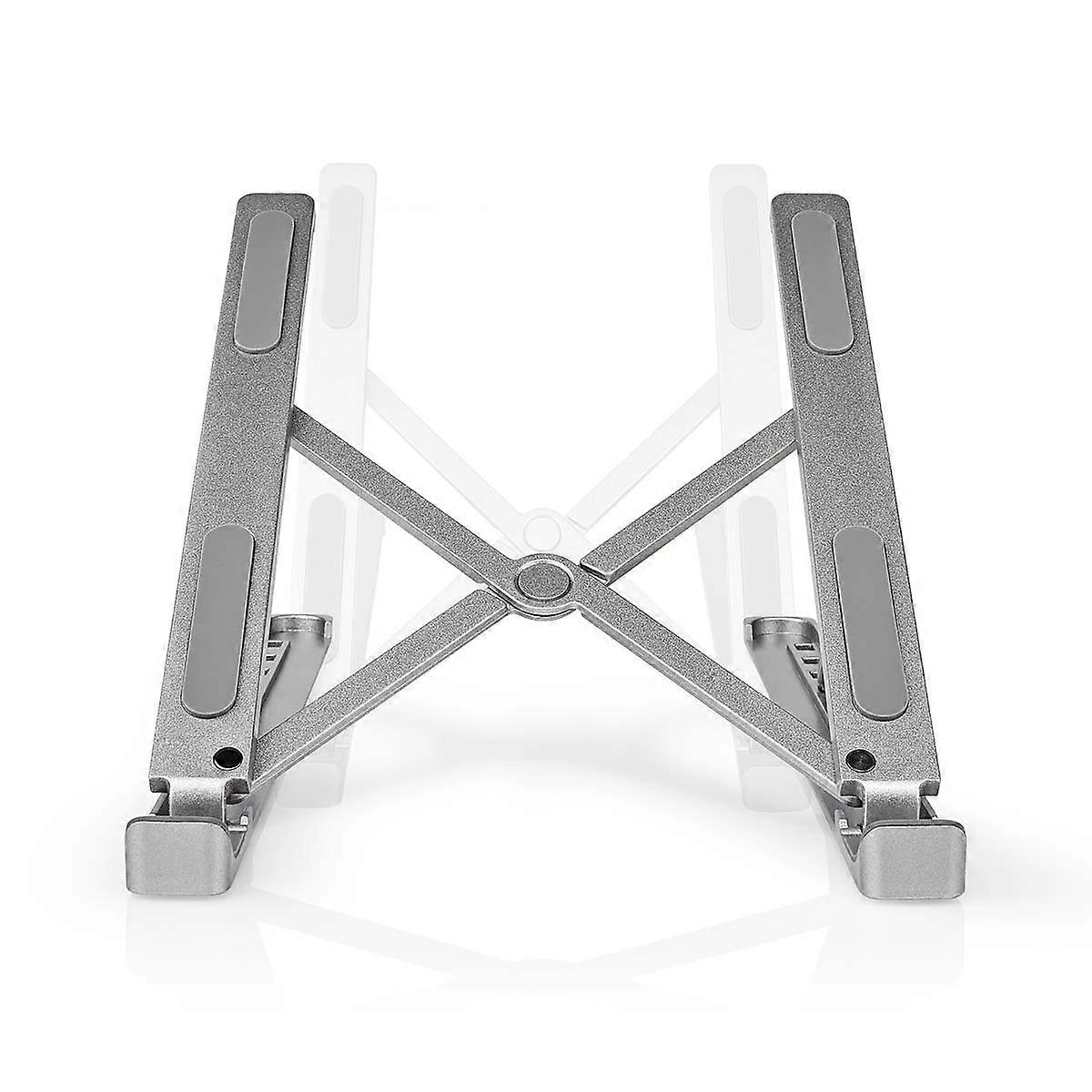 Notebook PC Stand 17' 6 Angles Foldable Adjustable, Silver