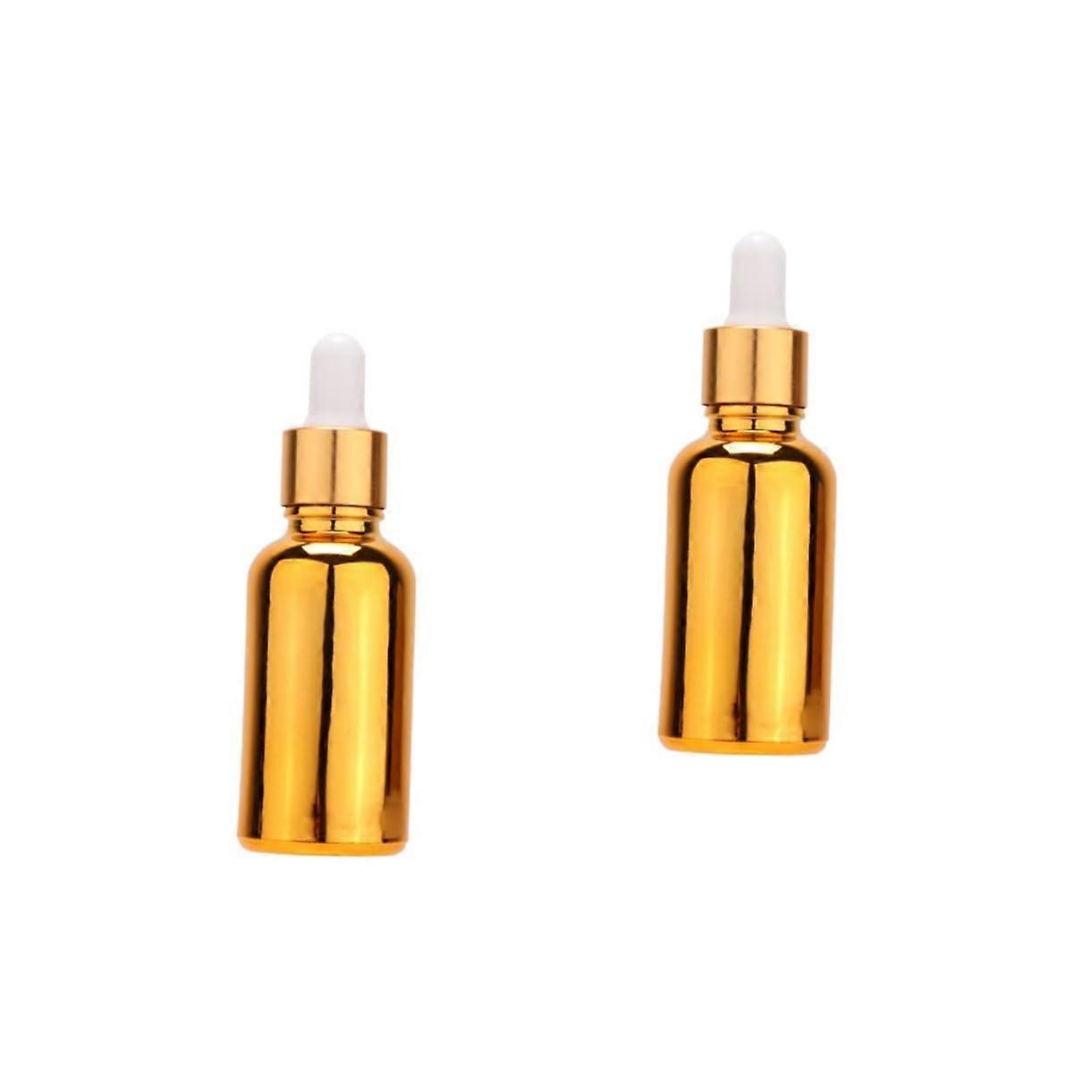 2 Pcs Subpackaging Essential Oil Bottle 20ml Refillable Dropper Bottle Accessories