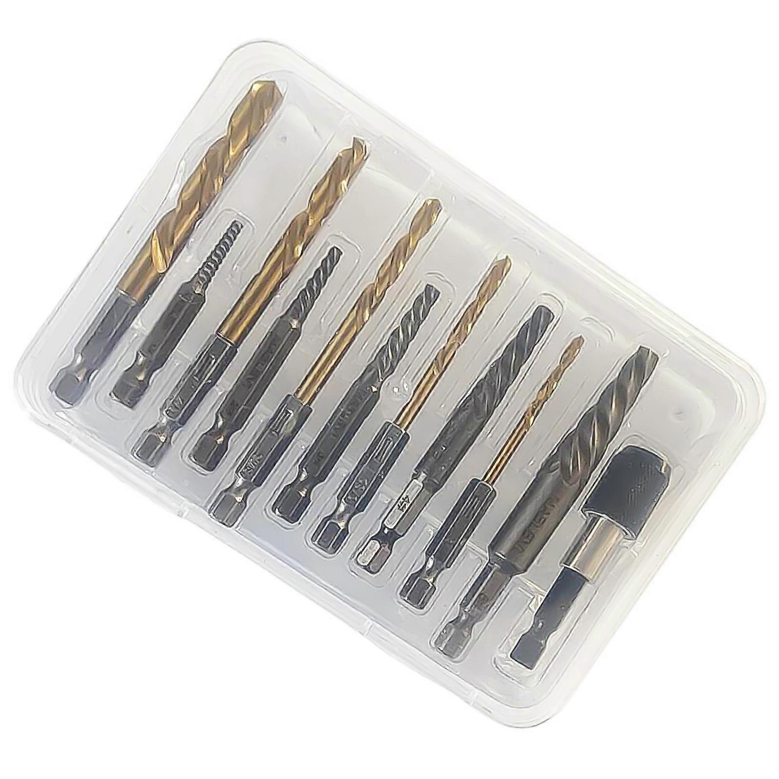 Screw Extractor Twist Drill Bit Set Bolt Extractor Kit Damaged Screw Remover Drill Extractor Set for Remove Screws