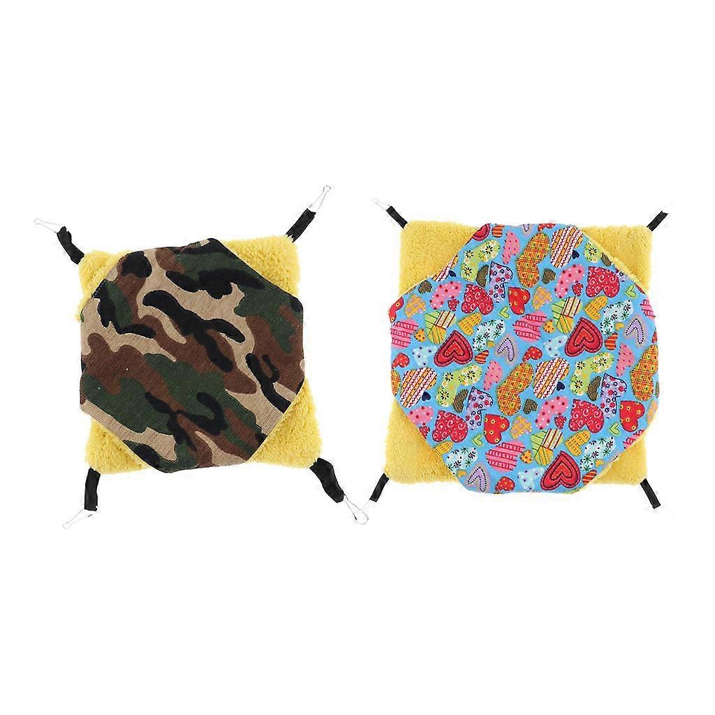 2x Winter Hamsters Hammock For Birds Parrots