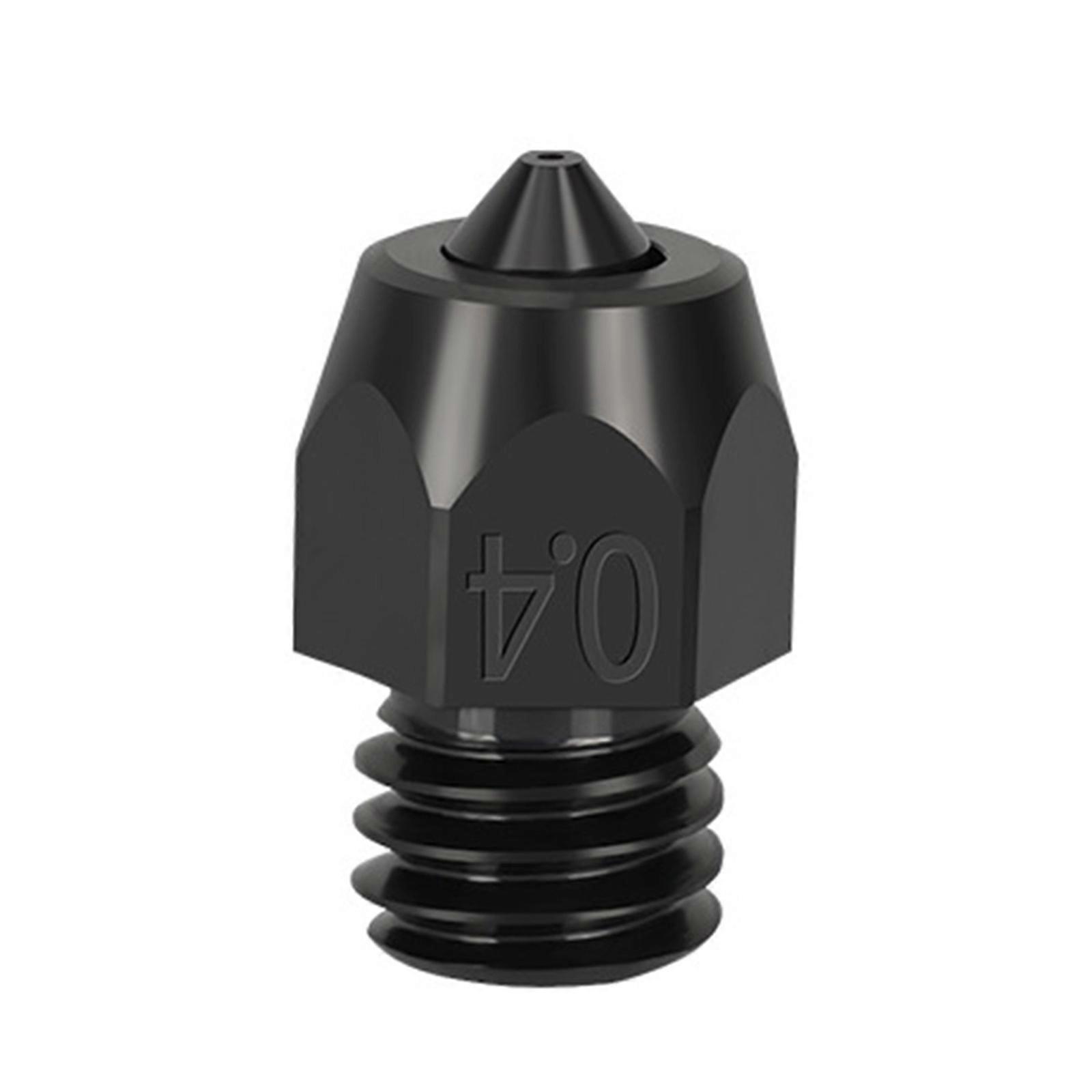 Tungsten Carbide Nozzle Print Heads for 3/CR10 3D Printer Nozzle Wear Resistance and Low Friction Coating 0.4/0.6/0.8mm 0.4mm