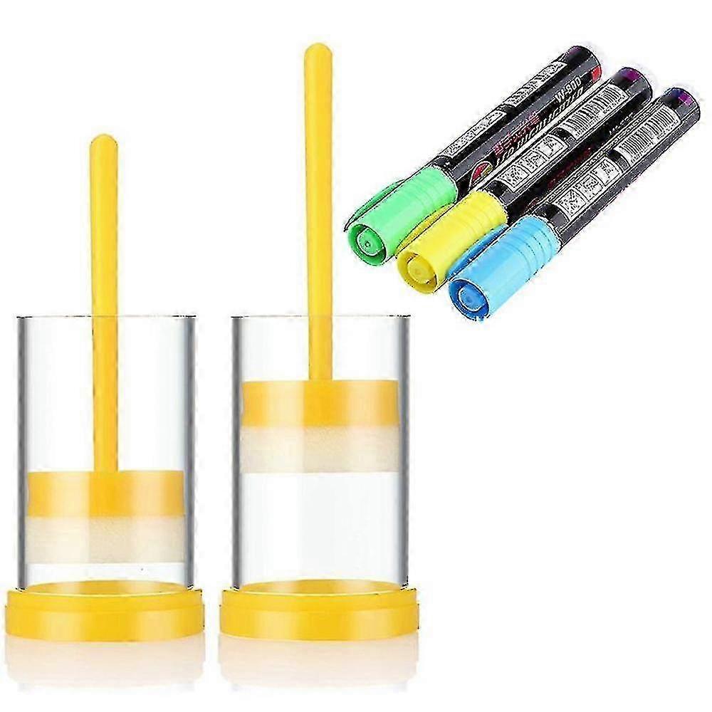 Queen Bee Marking Kit: 2 Cages & 3 Pens for Beekeeping