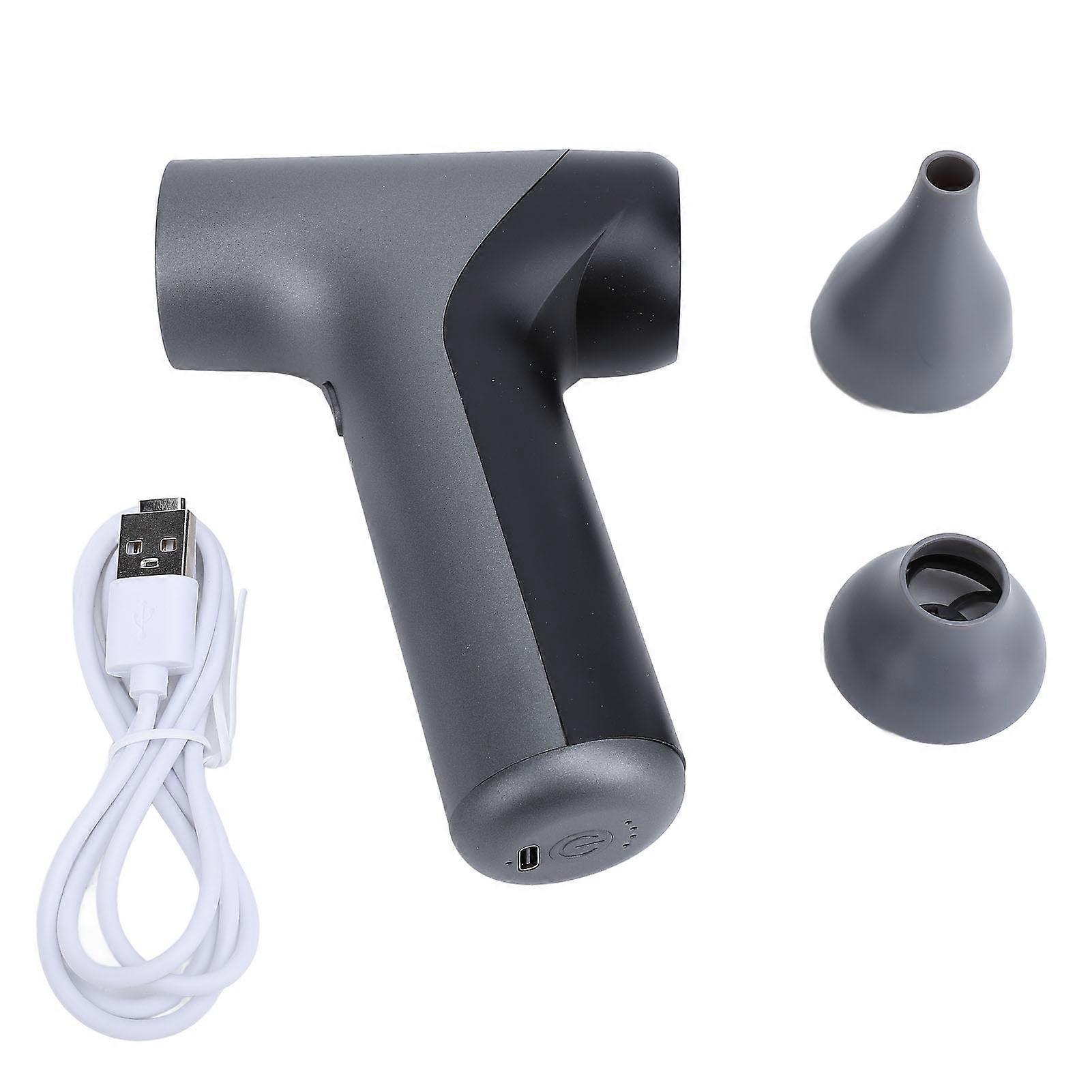 מיני מפוח סילון 98000 סל"ד מפוח מייבש סילון אלחוטי חיצוני כף יד עוצמת רוח גבוהה מאוורר לניקוי מקלדות מחשב מחשבים ניידים שחור