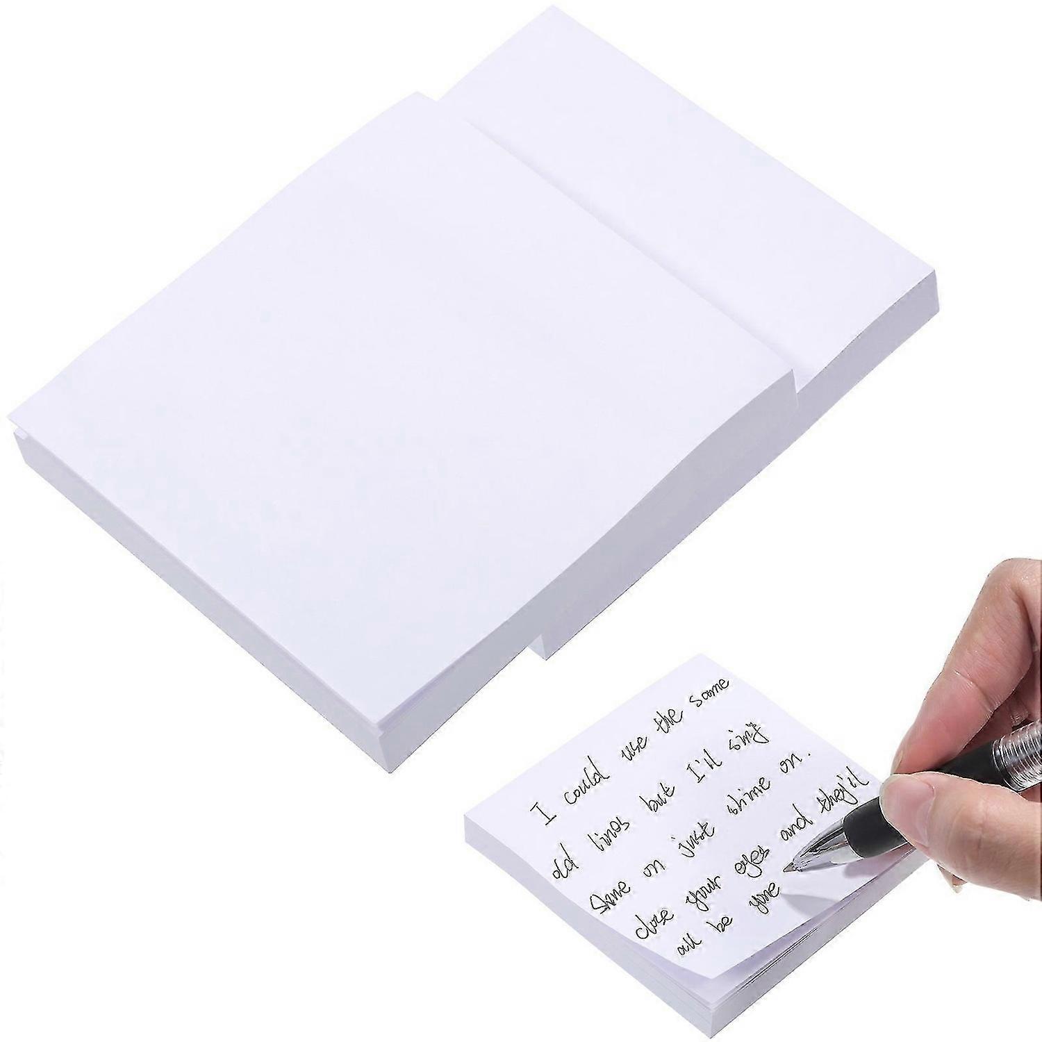 3pcs Sticky Notes Memo Pads Square Self-stick Notes Sticky Memo Notes Office Supplies