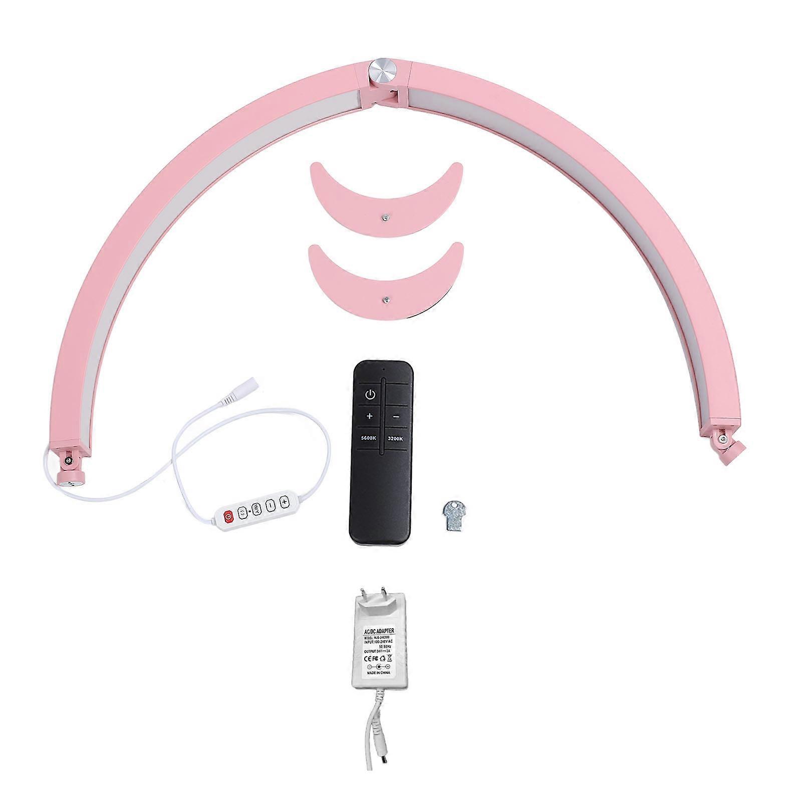 可调节半月LED美容灯：明亮的3200K-5600K指甲和纹身灯