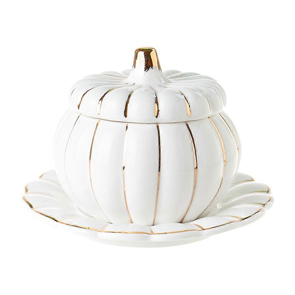 Stylish Pumpkin Plate, Simple Design Ceramic Kitchen Supplies with Versatility