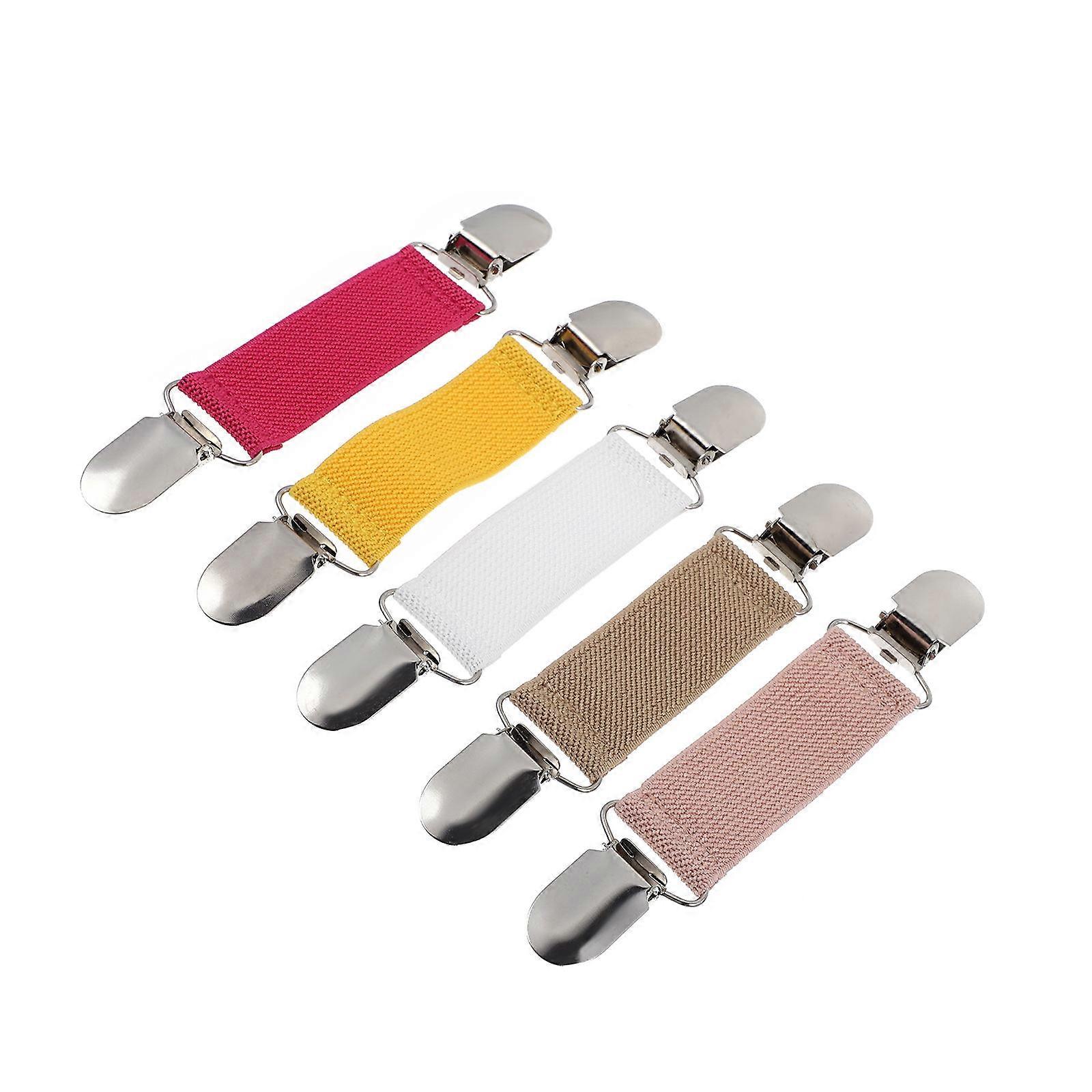 Shawl Buckle Clip For Blouse Formal Occasions Classic Design 5Pcs Assorted Color