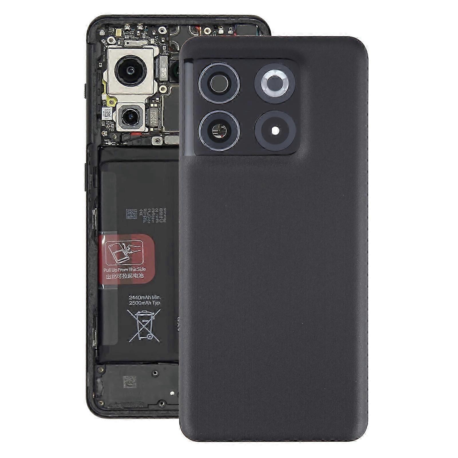 غطاء خلفي جديد للبطارية مع غطاء عدسة الكاميرا لهاتف OnePlus 10T