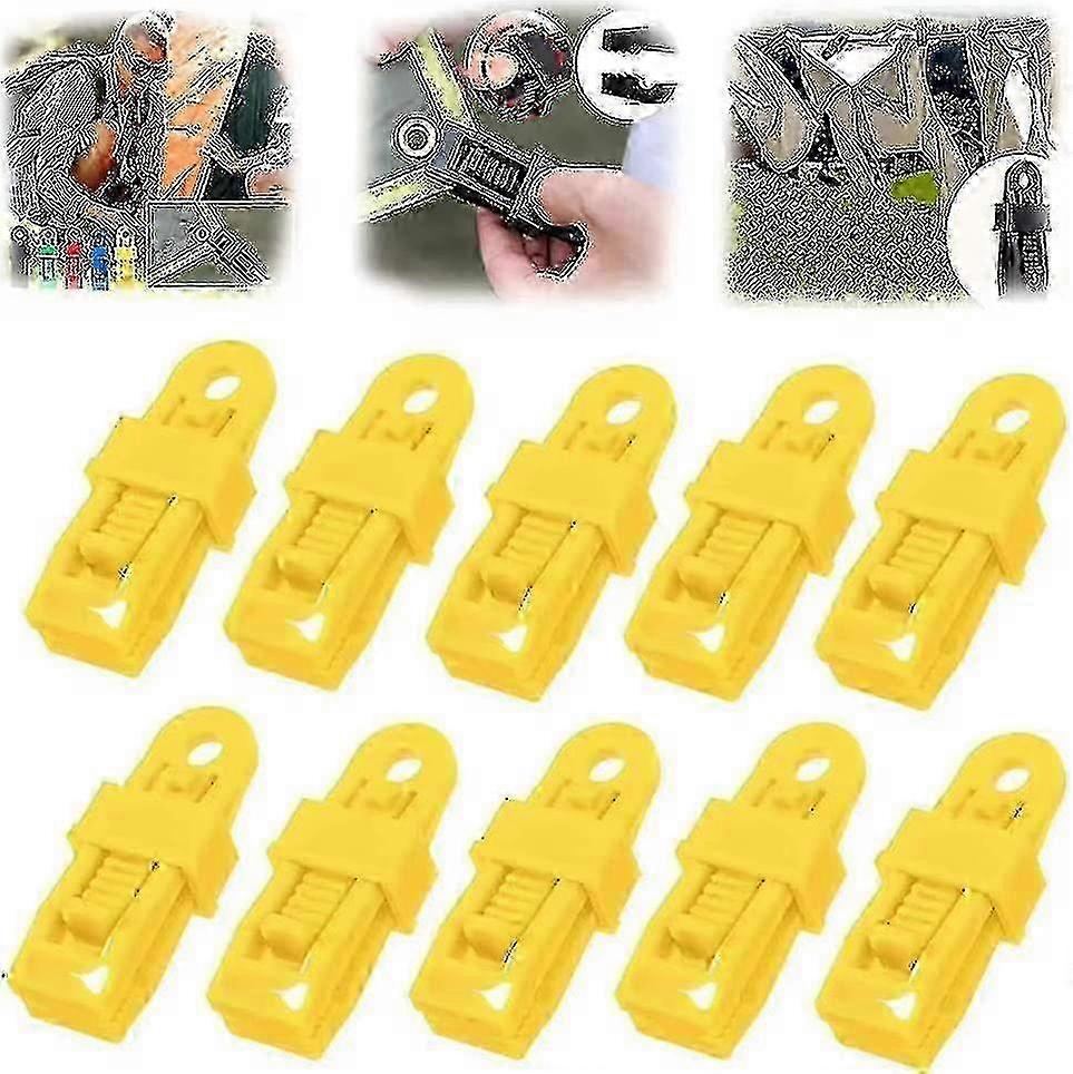 Heavy Duty Tarp Clips 20PCS Windproof Tarpaulin Clamps with Barbs for Secure Hold
