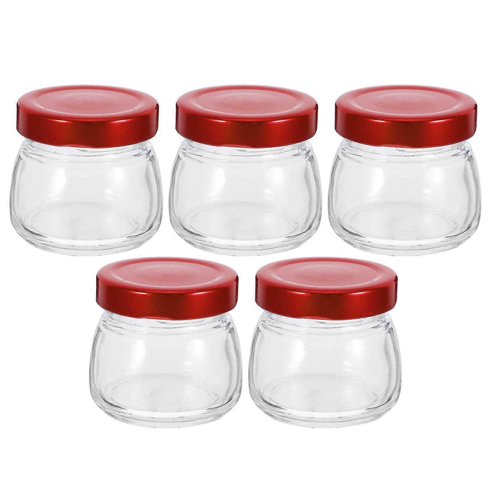 Containers, Small Glass Jars for Organizing Jelly and Spices