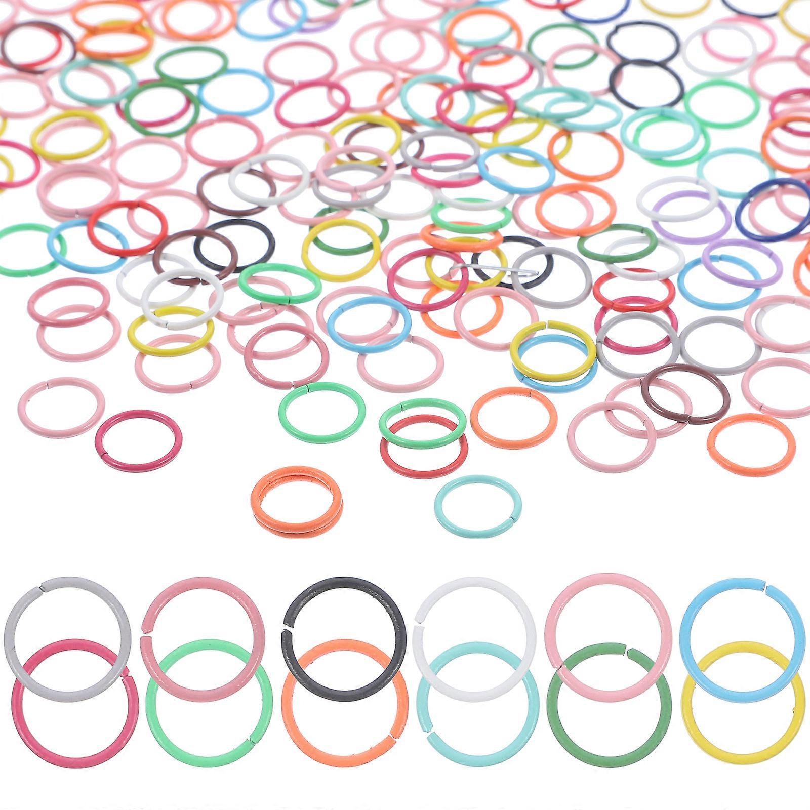 200pcs Durable Iron Jump Rings for Jewelry Making – Ideal for DIY Bracelets, Necklaces & Craft Projects to Enhance Creativity
