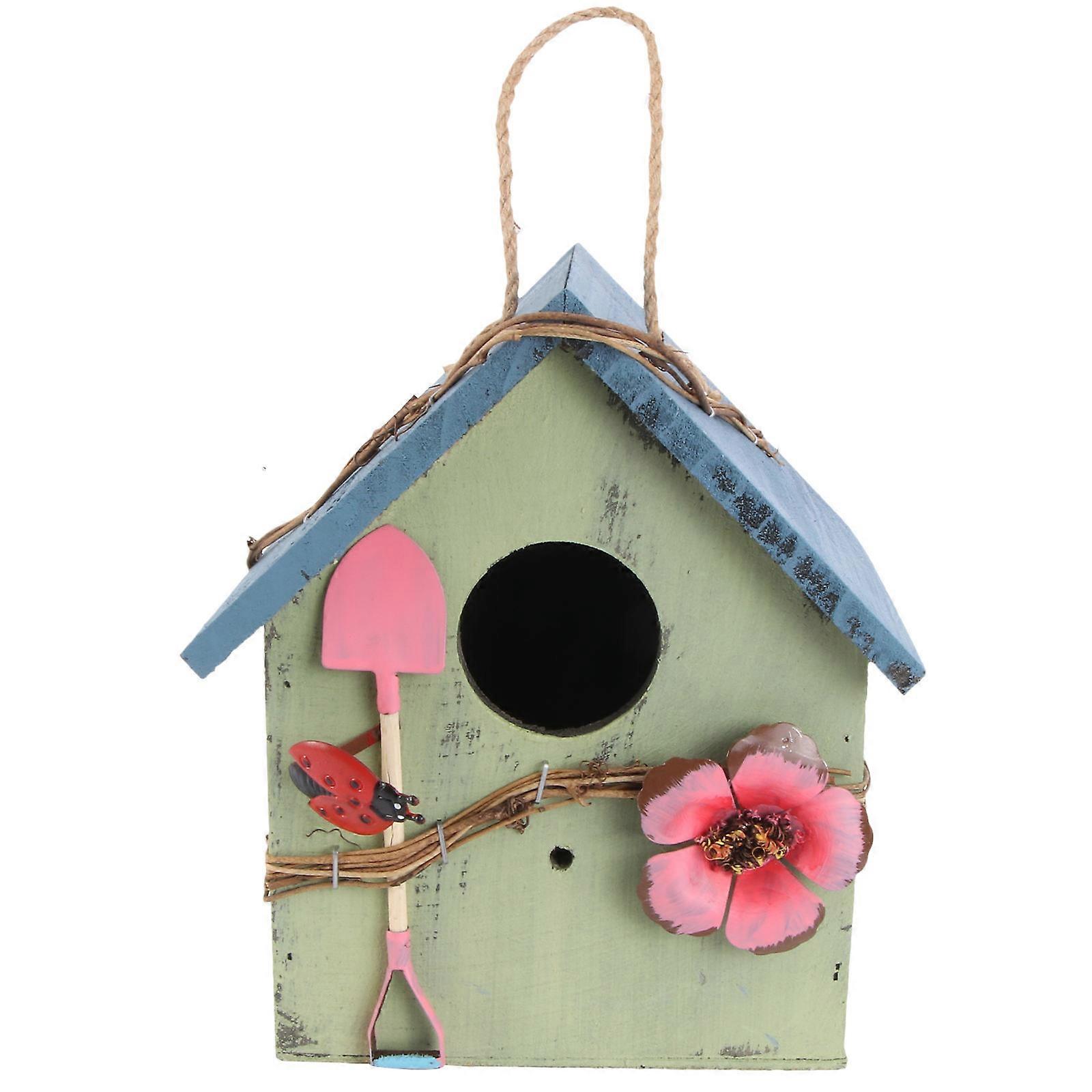 Windproof Hanging Bird House for Garden Balcony Suitable for Small Birds
