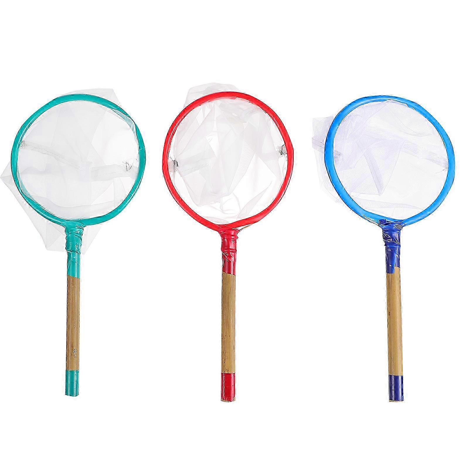 3 ADET Taşınabilir Akvaryum Balık Ağı İnce Mesh Yakala ve Serbest Bırak 22.5X10X13 CM