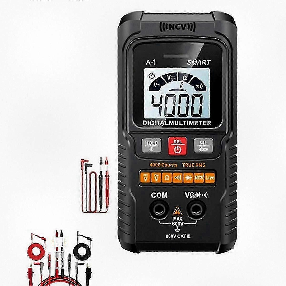 2025 Professional Auto-Ranging Digital Multimeter 4000 Counts with NCV AC DC Voltage Resistance Testing