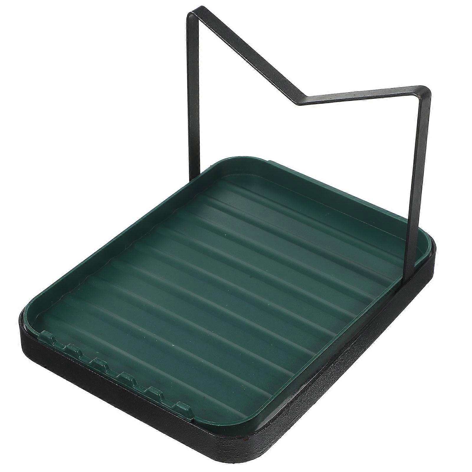 It sounds like you're describing or looking for information about a **multifunctional kitchen organizer rack** that serves as both a **pot lid
