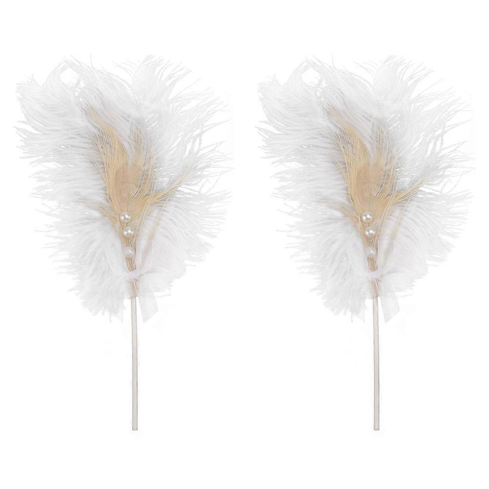 Happy Birthday Cake Decoration Design Cake Inserting Decor Deserts 12X5.5CM Inserting 2Pcs