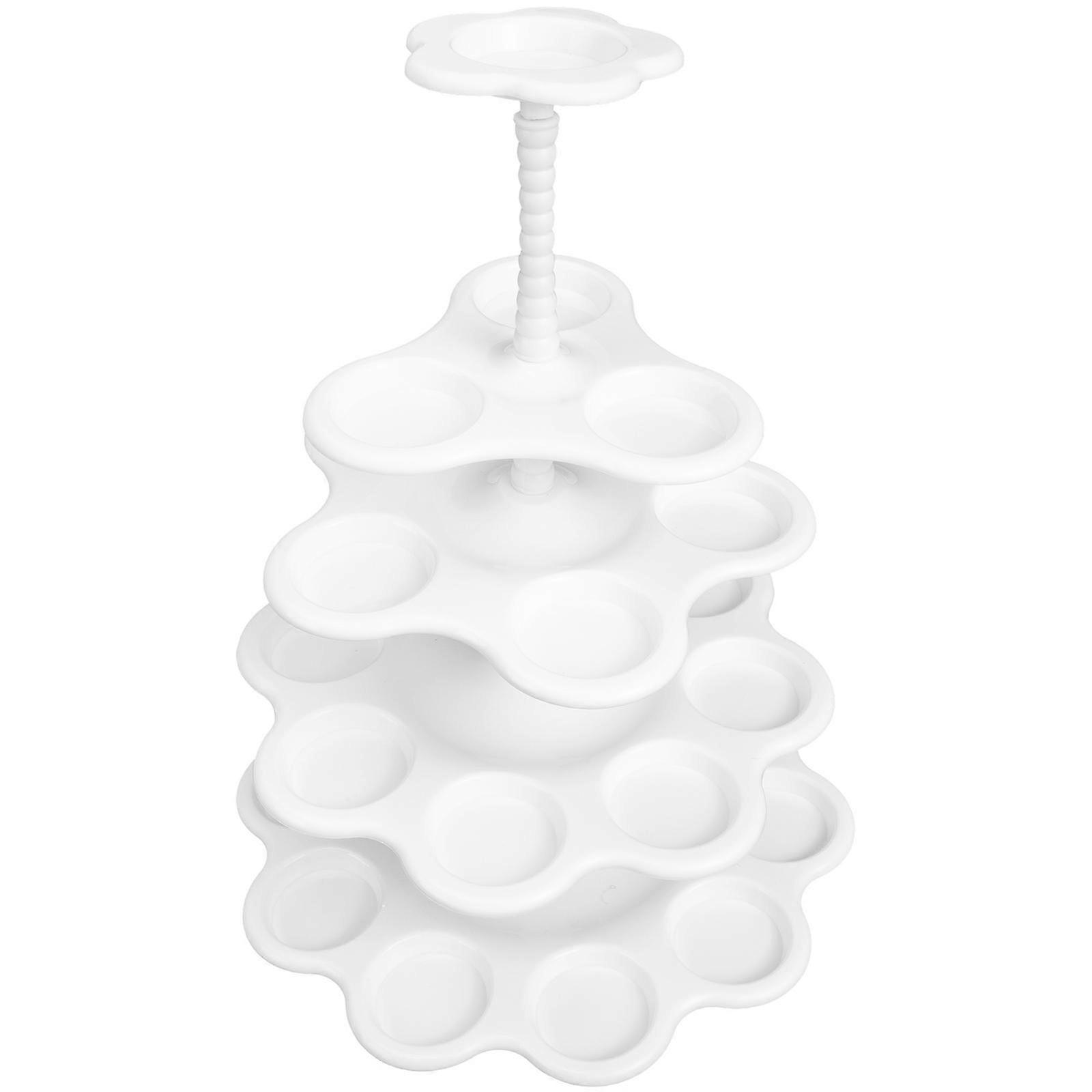 Stands Display Stand for Wedding Tea Party Stand 5 Tier White Storage Hosts Event Organizers 1Pcs