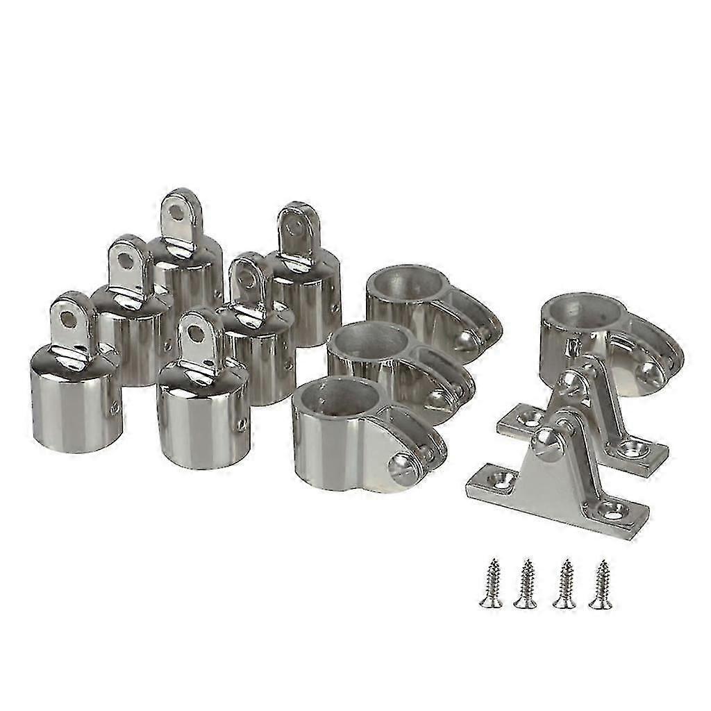 12Pcs Universal 3-Bow Bimini Top θαλάσσιο υλικό από ανοξείδωτο χάλυβα που 22 /