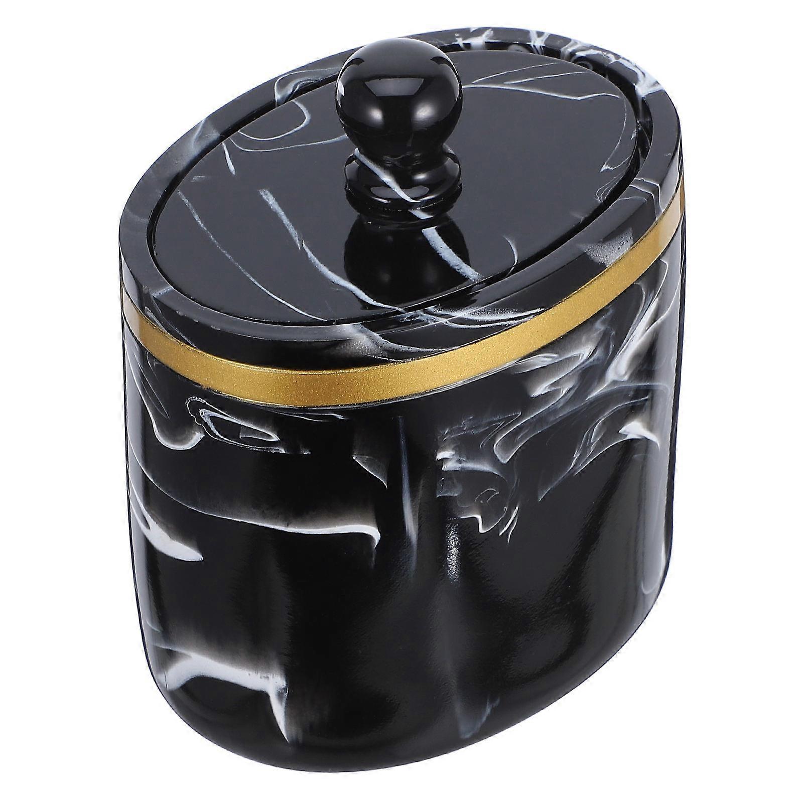 Lidded Cotton Pad Box Rectangular Shape Simple Design Home Use Multi-Purpose Storage 1Set